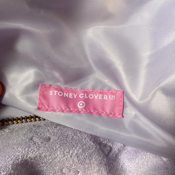 Stoney Clover Lane x Target Hearts Duffle Bag In Color Purple Terry Cloth - Picture 4 of 7